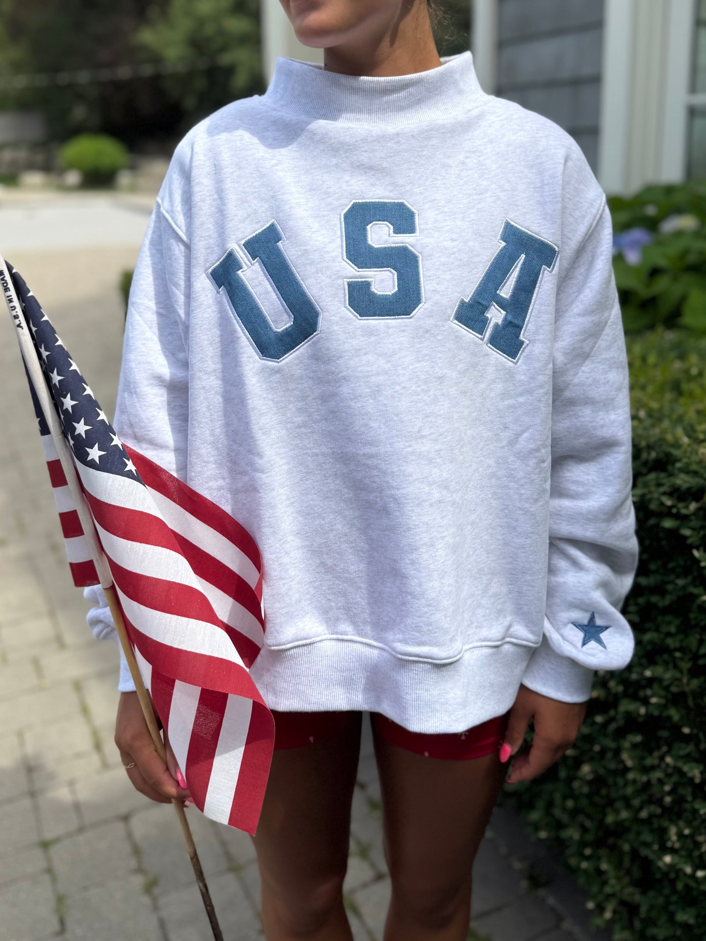 Denim USA Mock Neck